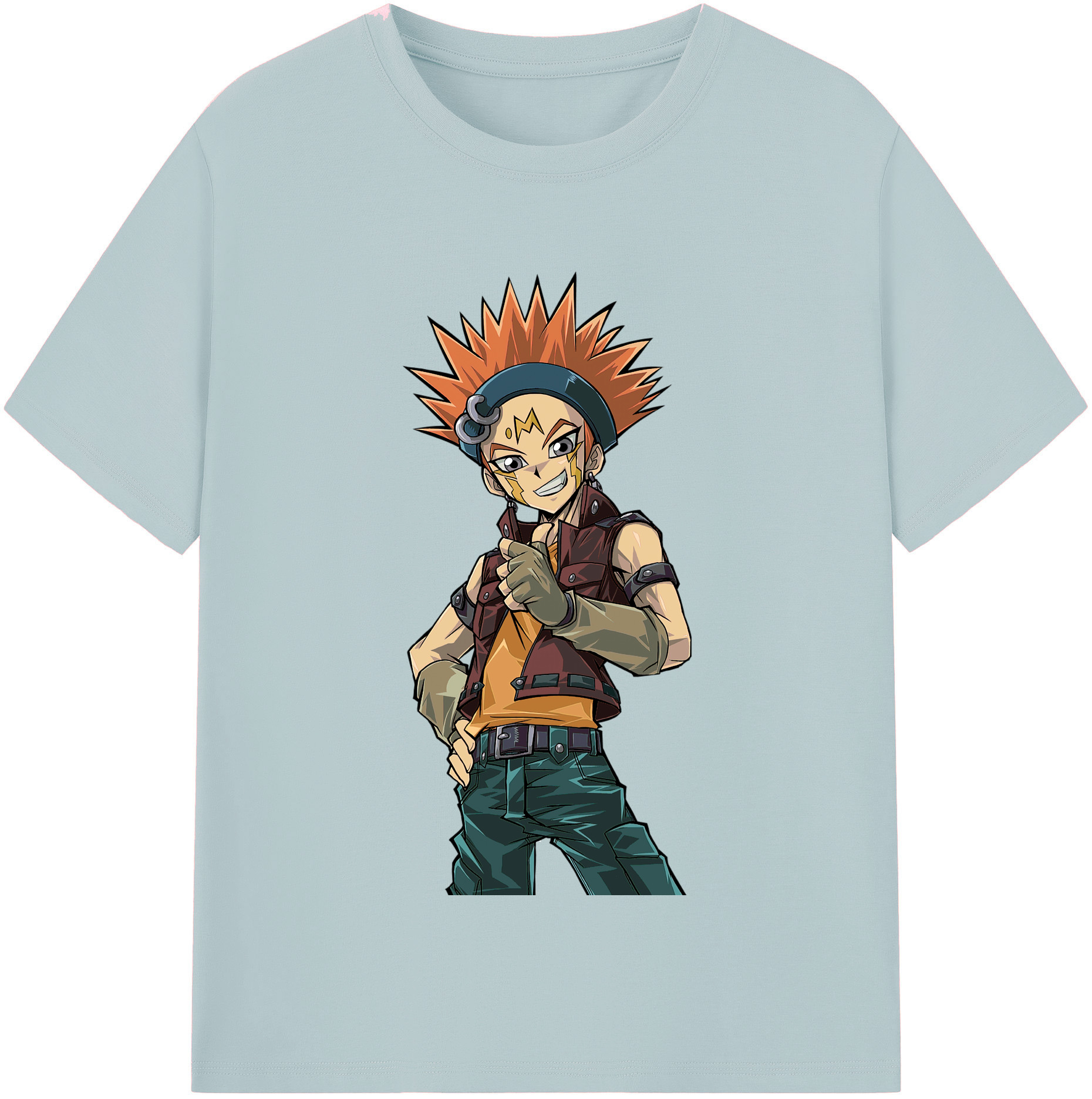 （画像用） 遊☆戯☆王 Yu-Gi-Oh! 綿100％半袖Tシャツ（フロントプリント）